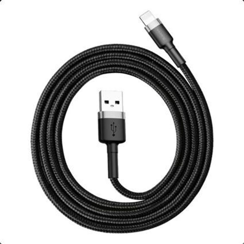 Baseus Cafule 1 m Schwarz  Grau Produktbild 