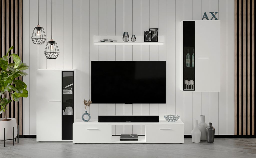 AX LIVING Hochwertige Wohnwand Formilo 240 cm – Modern & Produktbild 