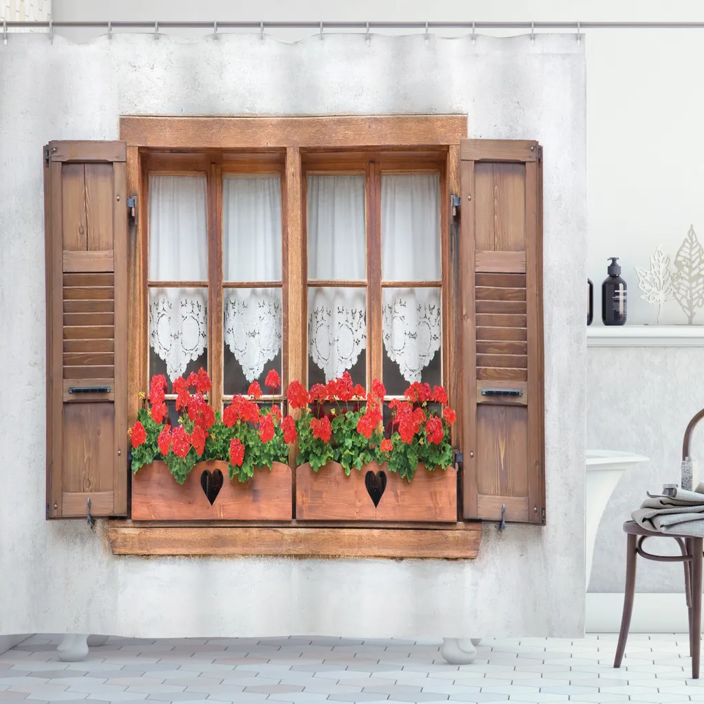 Arredo Bagno Boho: Tenda ABAKUHAUS Persiane Europee 175x220 cm