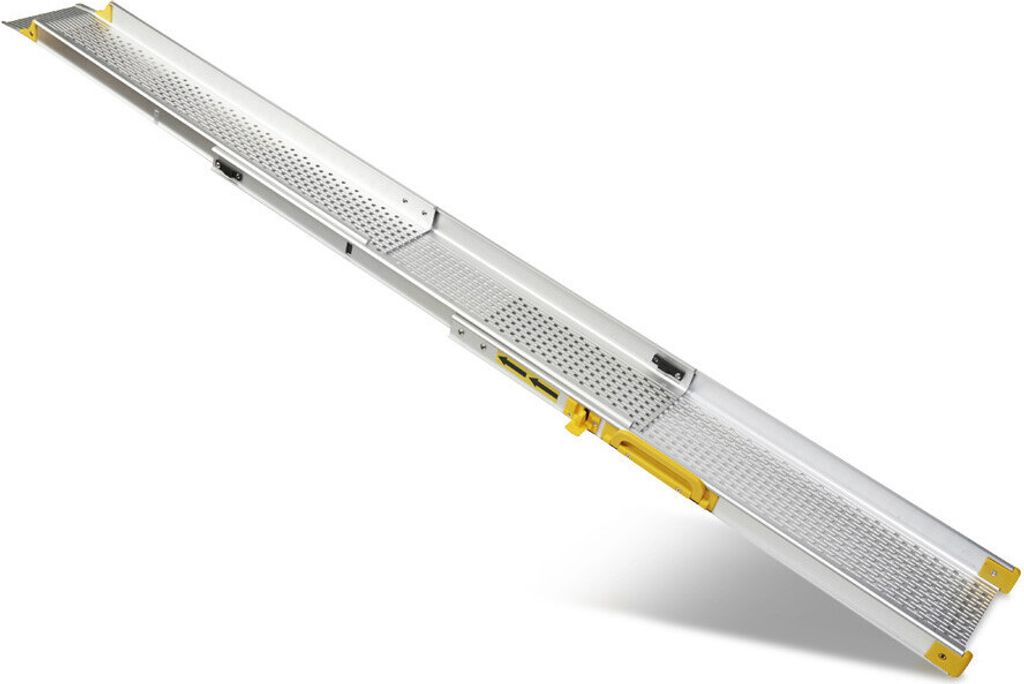 Zweifach ausschiebbare Auffahrrampe - 240 cm Produktbild 