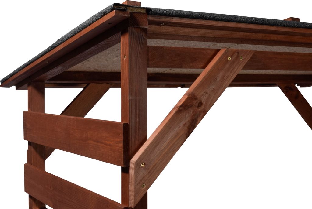 dobar Massives Kaminholzregal "Ligno" mit wasserdichtem Produktbild 5