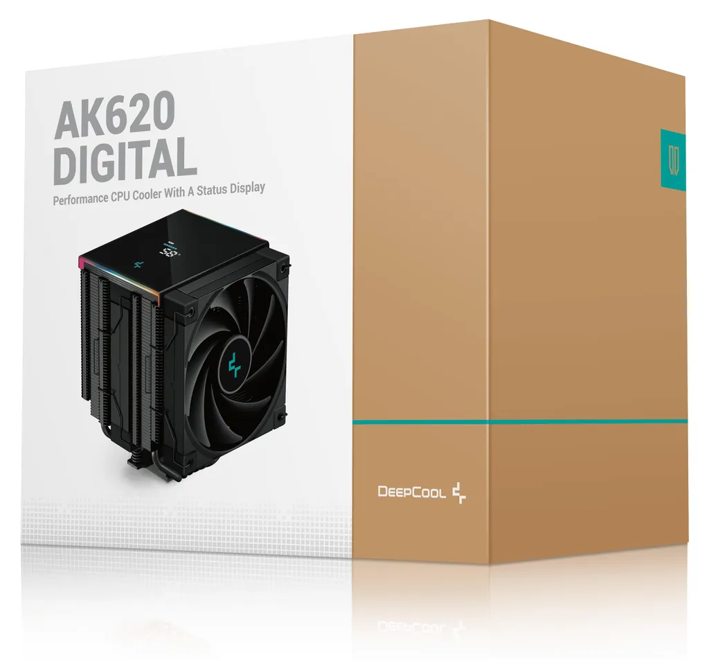 Refroidisseur CPU Deepcool AK620 DIGITAL pour Gaming Intense et Travail - 3