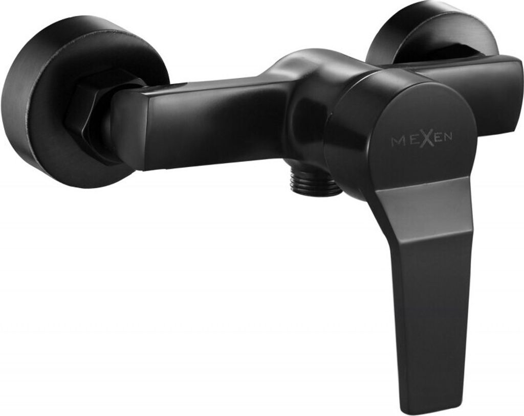 Mexen Caro Mischbatterie für Dusche, Schwarz - 746640-70