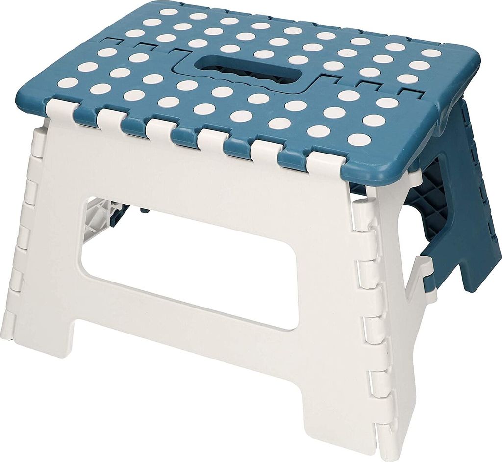 KOTARBAU Klapphocker 20x20x30cm Faltbar Einstufiger Antirutsch-Tritthocker