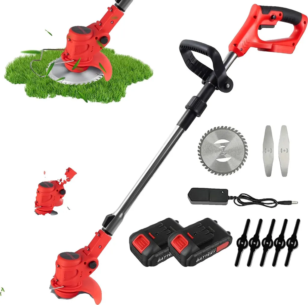 Tondeuse sans fil pour petit jardin urbain réglable et facile à ranger