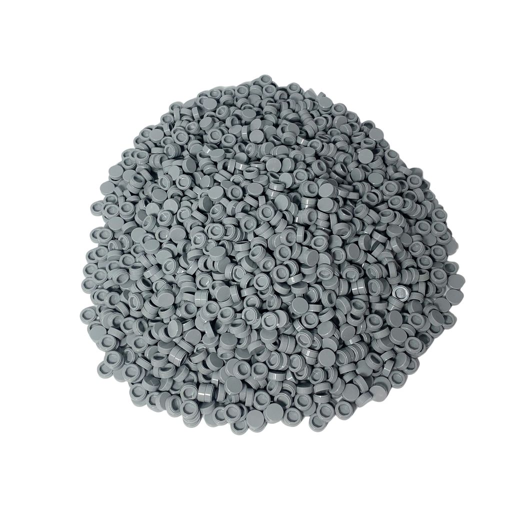 LEGO® 1x1 dlaždice kulaté světle šedé - 98138 NOVINKA! Obrázek produktu 
