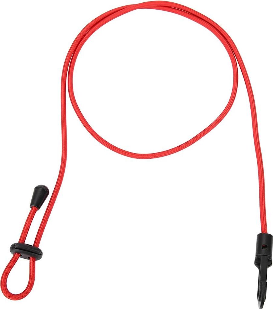 Tragbare Outdoor-Nylon-elastische Paddelleine für Kanu-Kajak-Angelrute (rot)