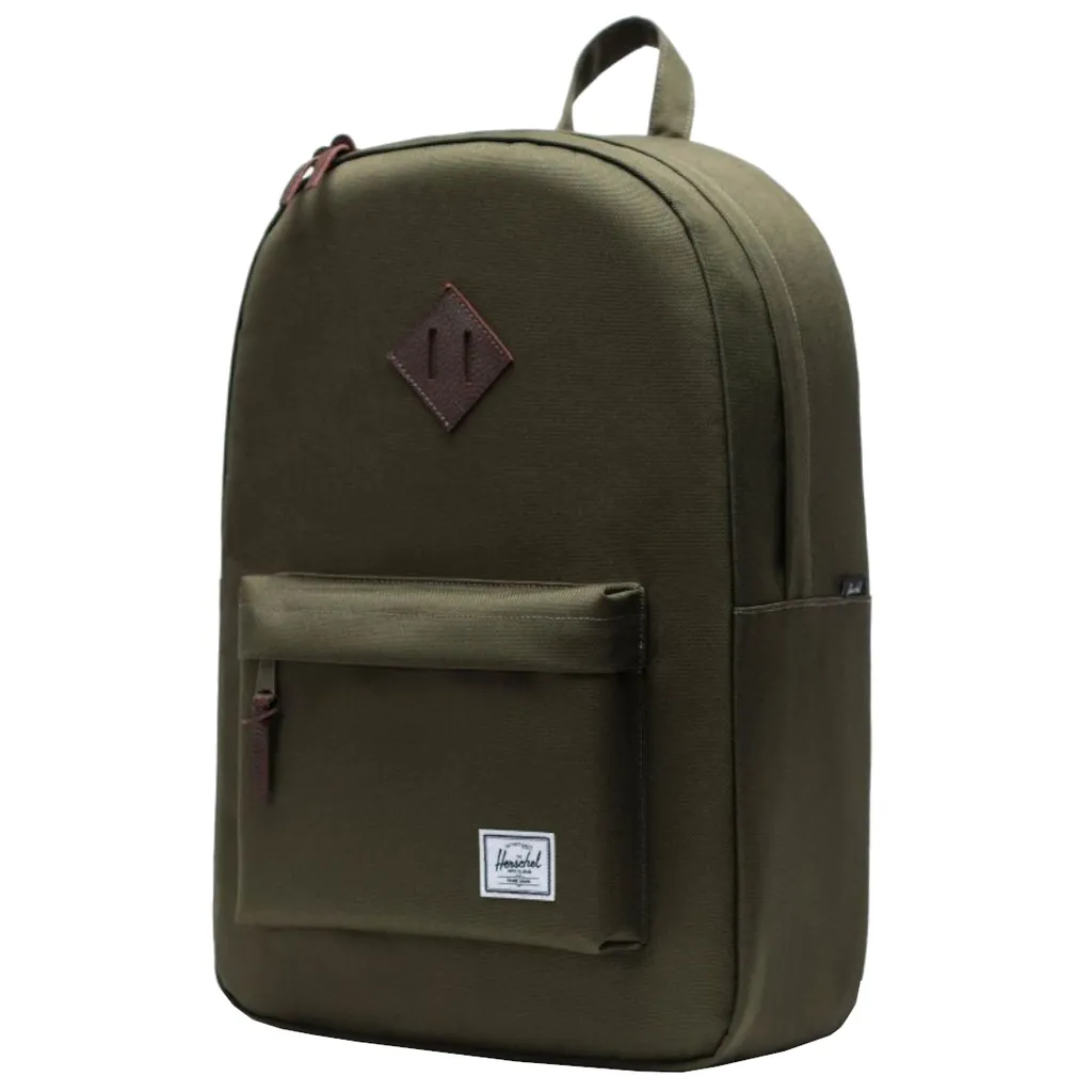 Sac à dos Herschel Heritage Vert Ivy Green avec Détails Café Chicorée - 3