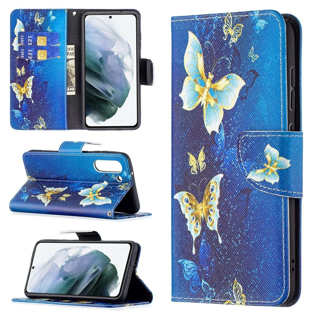 Für Samsung Galaxy S21 FE Kunst-Leder Handy Tasche Motiv 4 Produktbild 