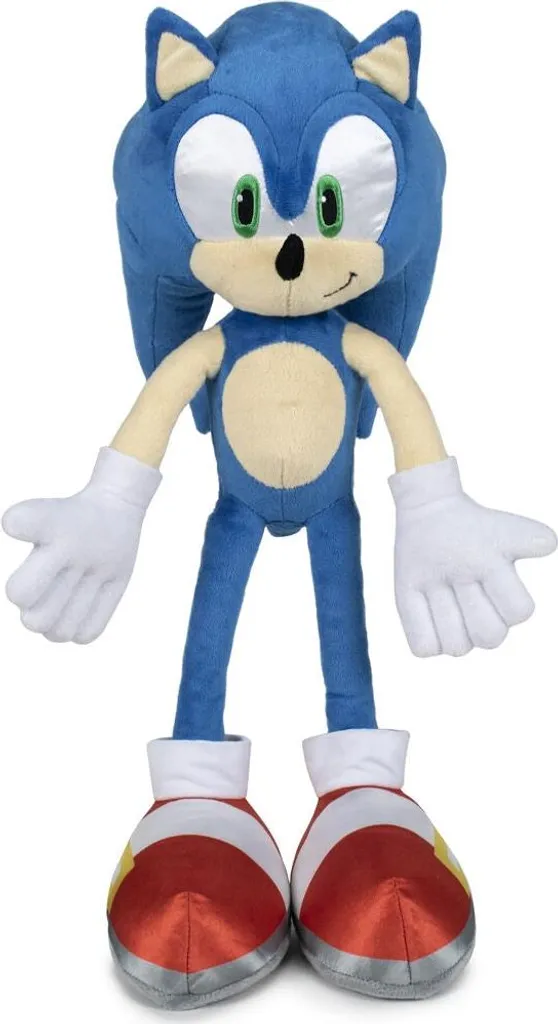 Grande peluche Sonic le Hérisson 44 cm, jouet en textile ultra doux