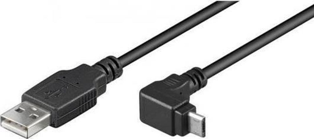 Nilox USB A - Micro-USB B, 1.8m USB Kabel USB 2.0 1,8 m Schwarz