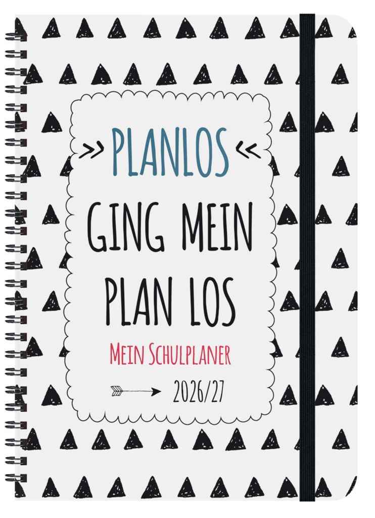 Schülerkalender Planlos 2026/2027 Produktbild 