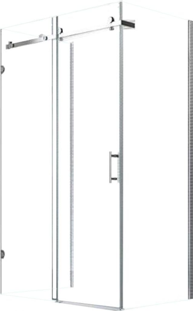 GZH 80x120x80x195cm Hebe Duschkabine Schiebetür
