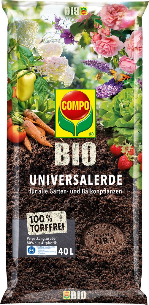 Universal-Erde 40 l torffrei, Compo Produktbild 1