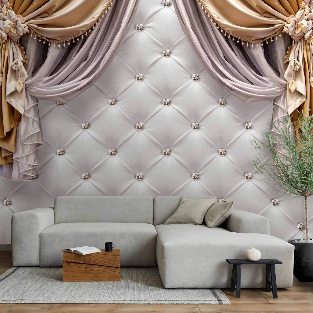 Vlies Fototapete - Curtain of Luxury 450x315 cm Muster f-C-0086-a-a