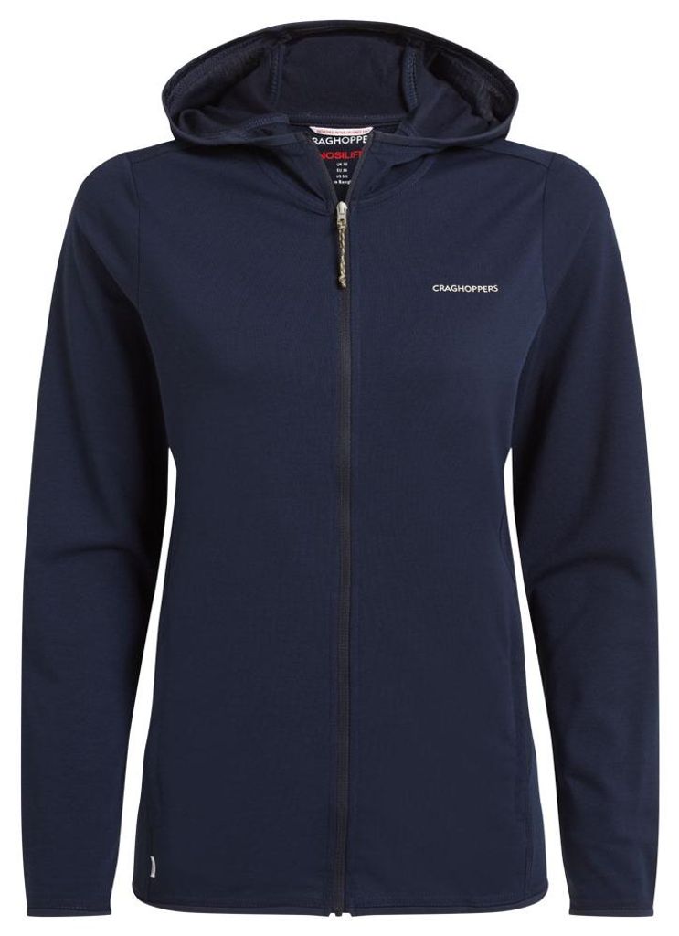 Craghoppers Afia Nosilife Kapuzenjacke für Damen, Farbe:Blau, Größe:40