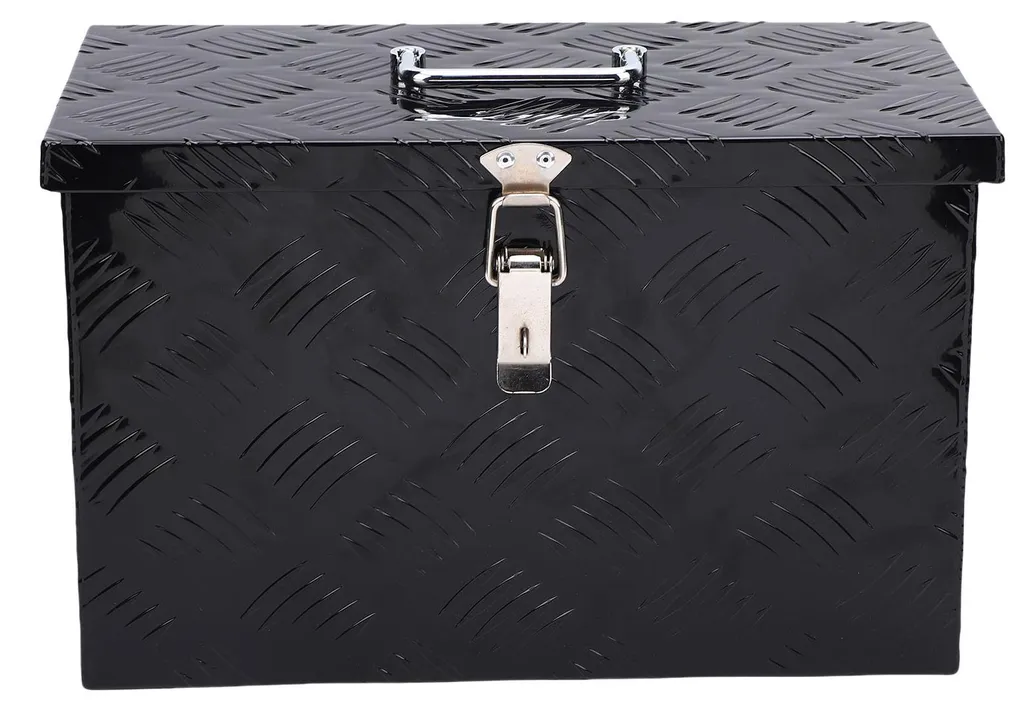 Boîte à outils de camion 16 pouces en aluminium 20L avec poignée rabattable