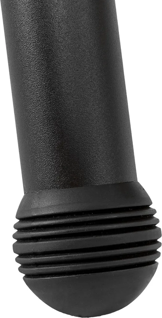 Transat 2 places noir robuste en textilène avec structure métal renforcée - 8