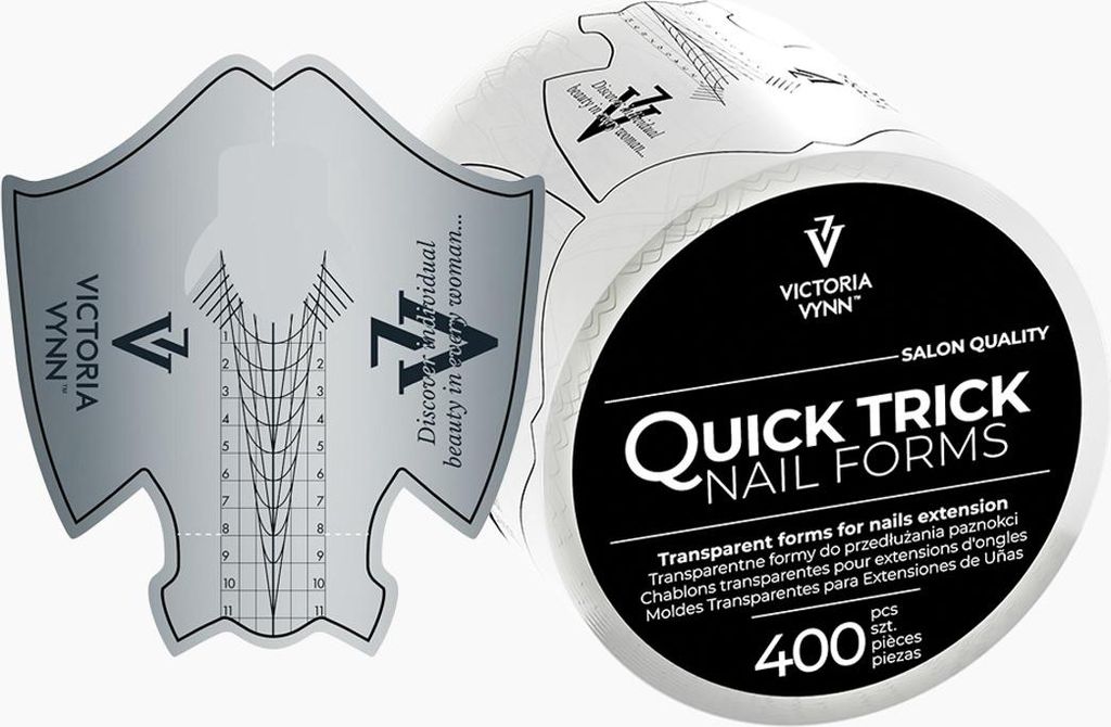 Victoria Vynn | Stencil per unghie Quick Trick - 400 pezzi Immagine del prodotto 