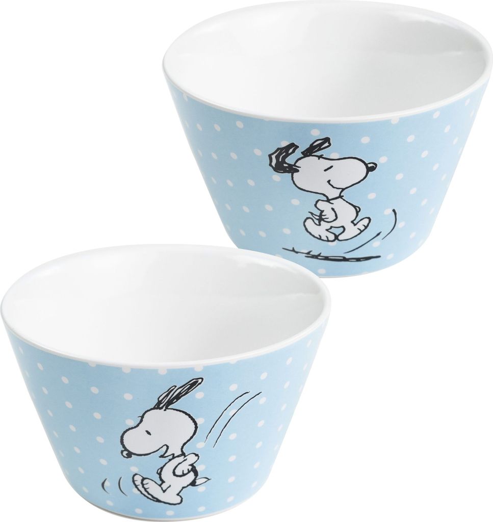 The Peanuts Schüssel Snoopy - Müslischale Schale Blau mit Produktbild 