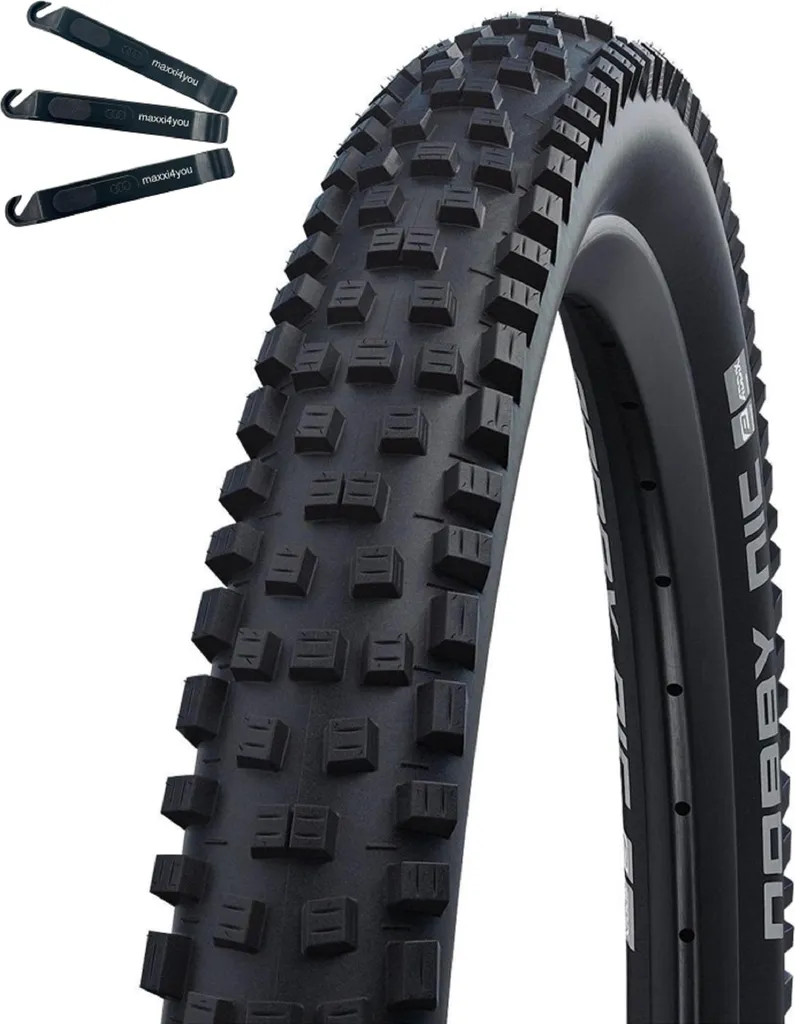 Pneu Schwalbe Tubeless Ready Nobby Nic E-50 pliant 26 x 2.40 noir