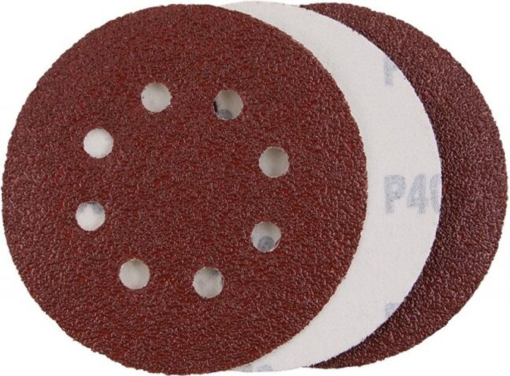 LEVIOR - Schleifpapier SZ 125/3Stk/P40, 8 Löcher