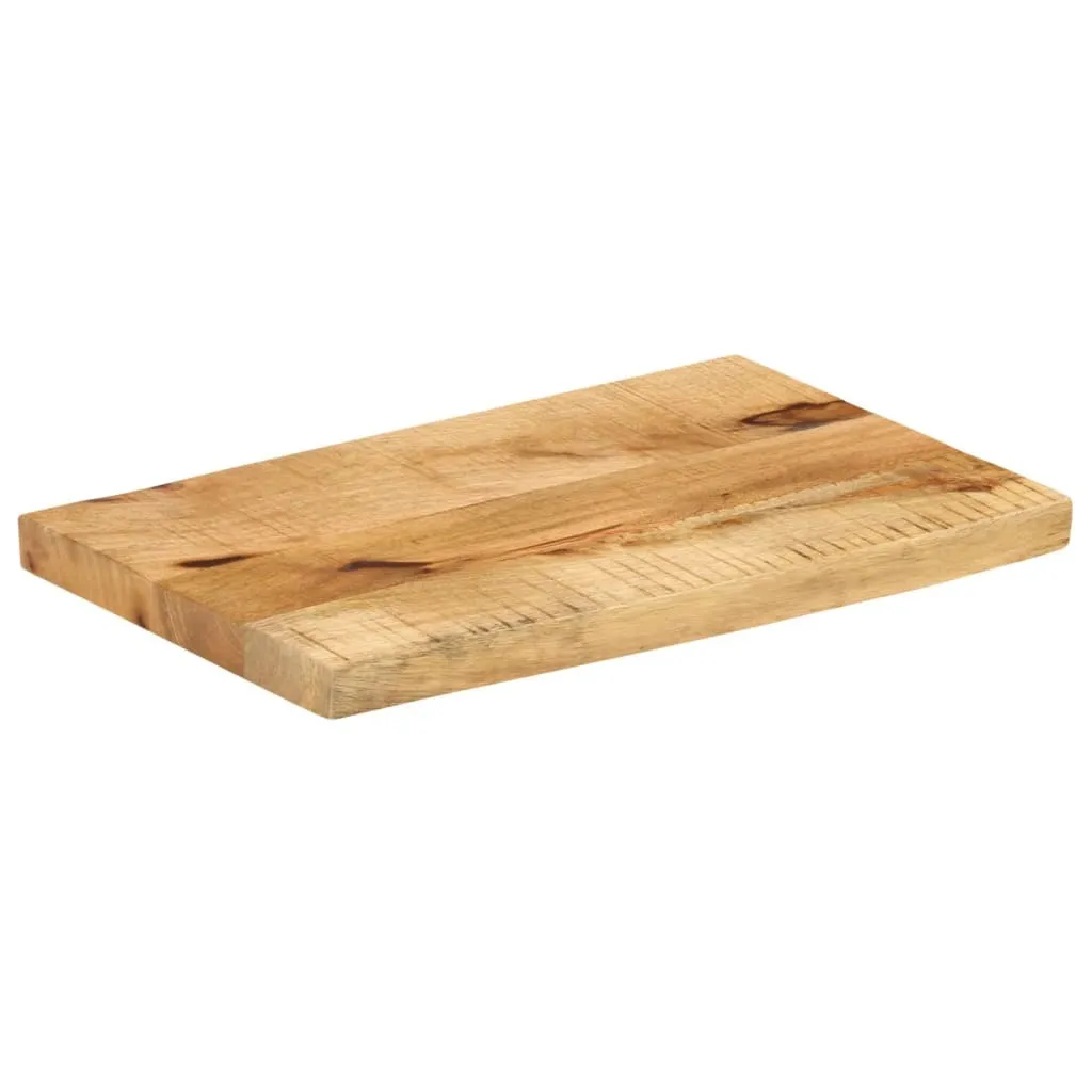 Piano Tavolo SYFAX™ 60x30x3,8 cm in Legno di Mango con Bordi Vivi