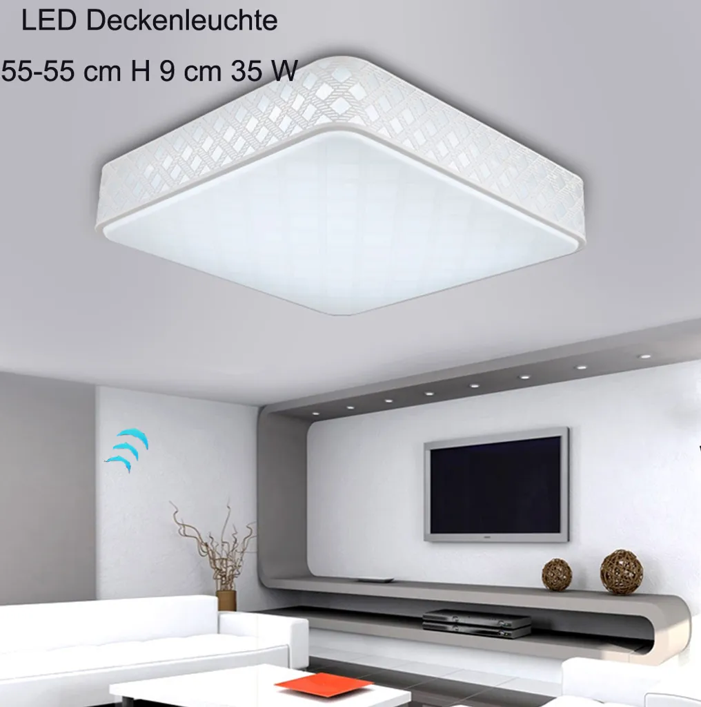 Plafonnier LED Design 35W 55cm Télécommandé avec Variation de Couleur - 3
