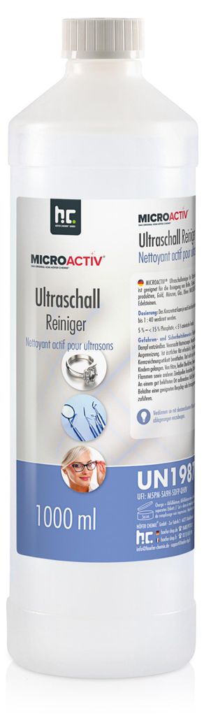 1 L Microactiv® Ultraschallreiniger für Ultraschallbad Produktbild 