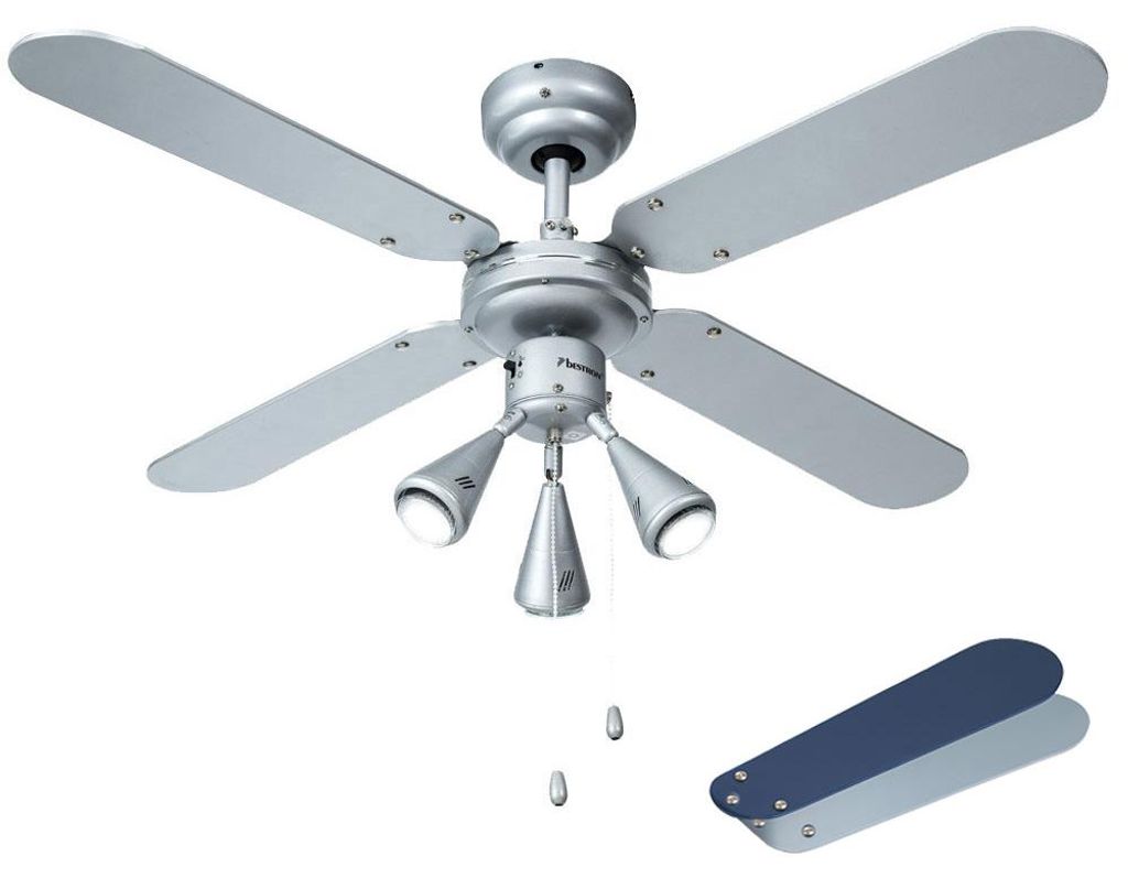 LED Deckenventilator, Zugschalter, Vor- & Rücklauf, 102 cm Produktbild 