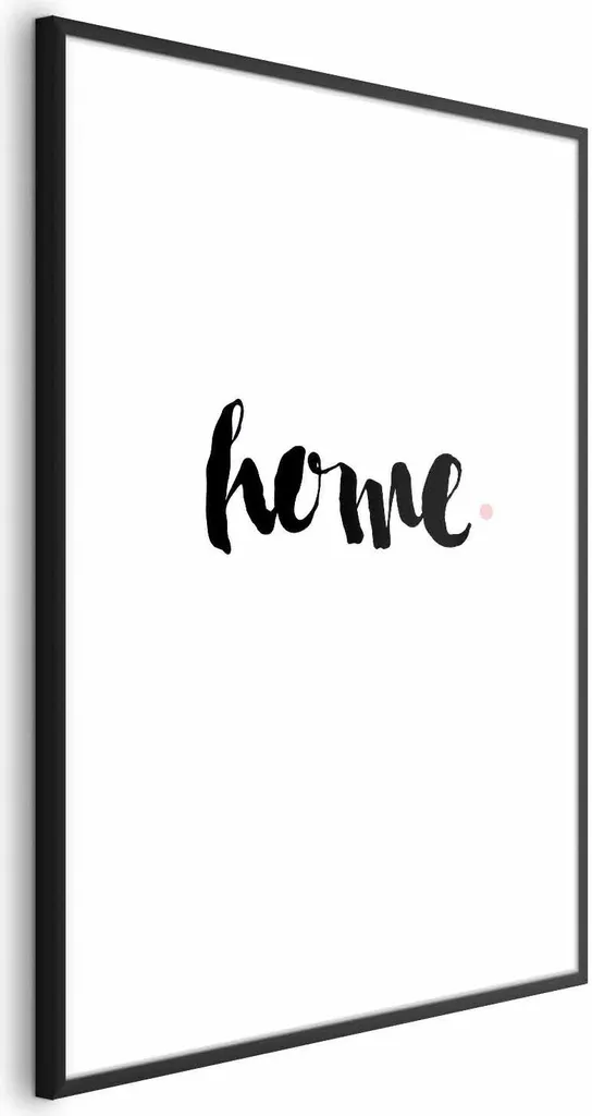 Poster Casa e Punto 40x60 - Decorazione Parete con Cornice Nera