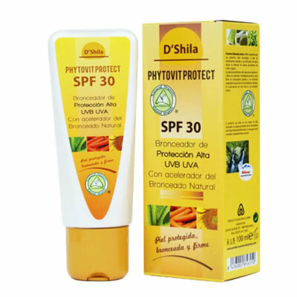 Lait solaire Shila SPF 30 100ml avec une texture fluide et absorption rapide