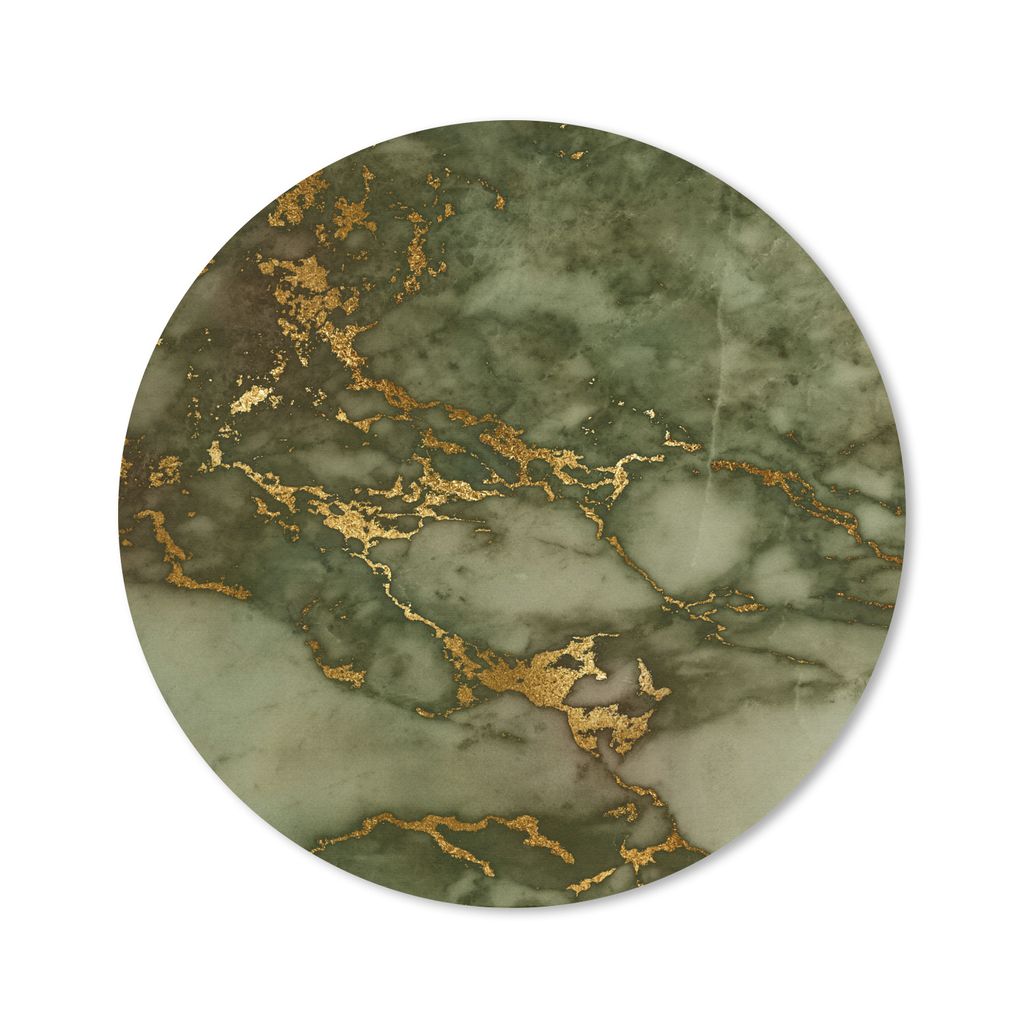 MuchoWow Mauspad Mousepad Marmor - Muster - Gold 30x30 cm - Mousepads - Maus Mat - Pad - Mausunterlage - Tischunterlage - Schreibtischmatten