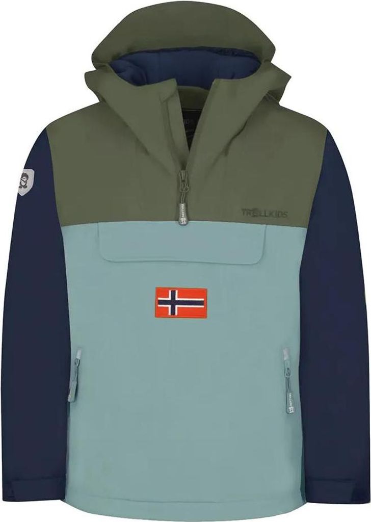 Trollkids Kirkenes Anorak Jacke Blau 128 cm Jungen,Mädchen Blau 128 cm