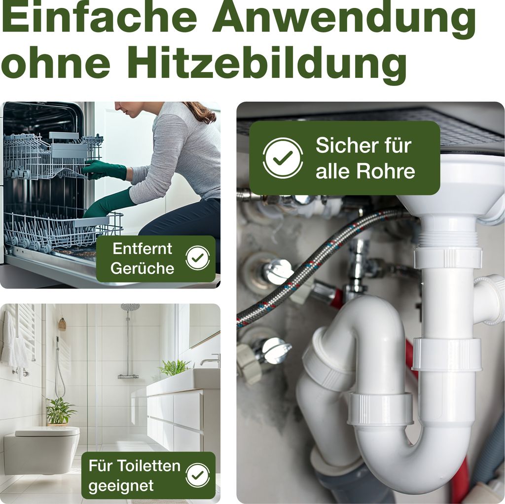 bio-chem Haar-Weg Abflussfrei – Abflussreiniger EXTRA STARK Produktbild 4