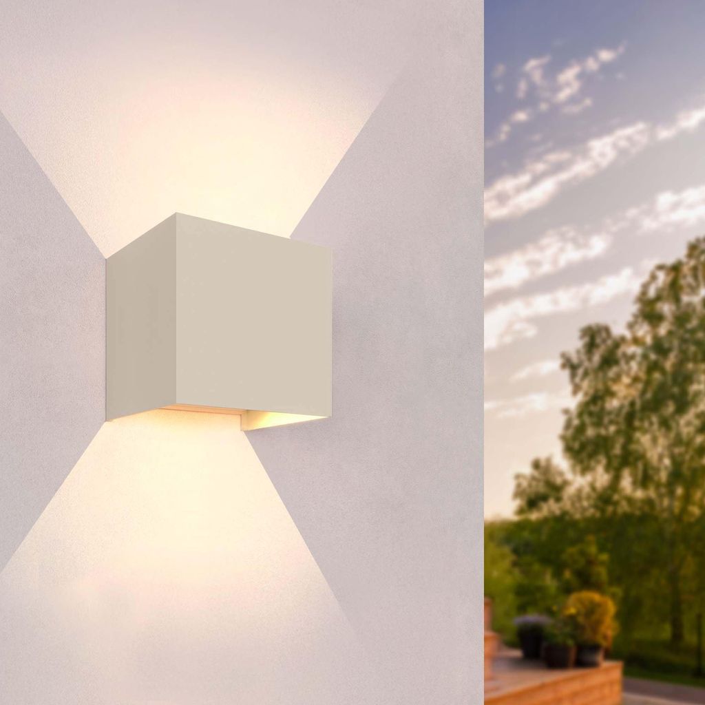 Ledvion LED Außenwandleuchte Zweiseitig 3W Warmweiß IP54 Produktbild 