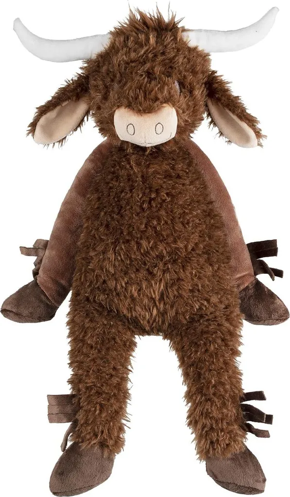 Grande Peluche Vache 60cm Cody - Doudou Rassurant et Très Facile à Laver