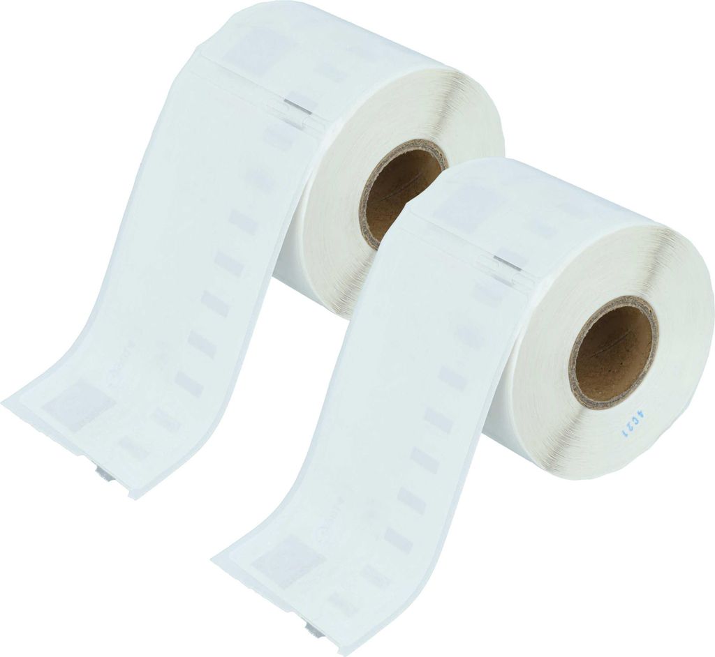 vhbw 2x Rolle 54mm x 101mm (220 Etiketten) kompatibel mit Dymo LabelWriter LW400 Turbo, LW400 Duo, LW450 Duo, LW450, LW450 Twin Turbo Drucker Weiß
