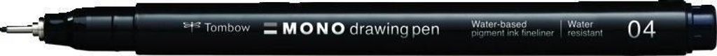 Mono-Zeichenstift schwarz 04 0.4mm (4Stk)