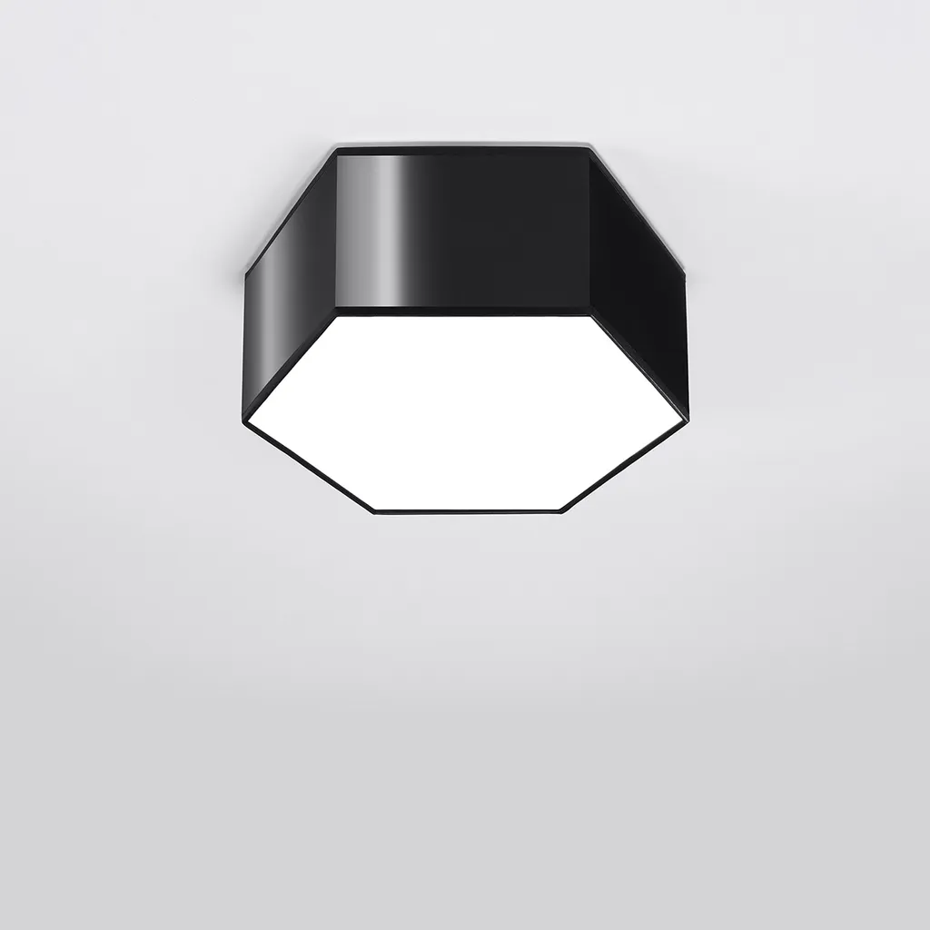 Plafoniera Professionale Sunde 13 Sollux 2xE27 Nera | IP20 - 16