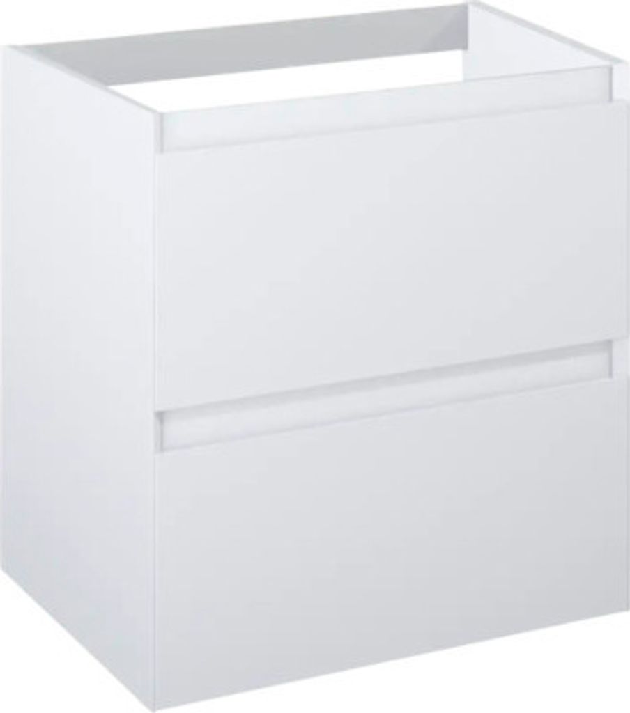 Jungborn Waschtischunterschrank DECEM BxHxT 600 x 635 x 458 mm Frontfarbe weiß hochglanz