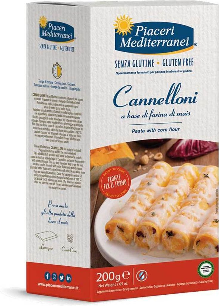 Piaceri Mediterranei Mais Cannelloni 200g Produktbild 