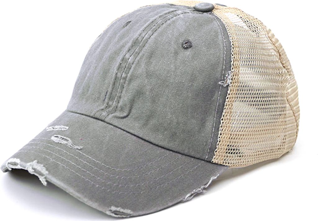 Sommer Pferdeschwanz Baseball Cap Outdoor Sports Verstellbarer Anti UV Mesh Peaked Hut