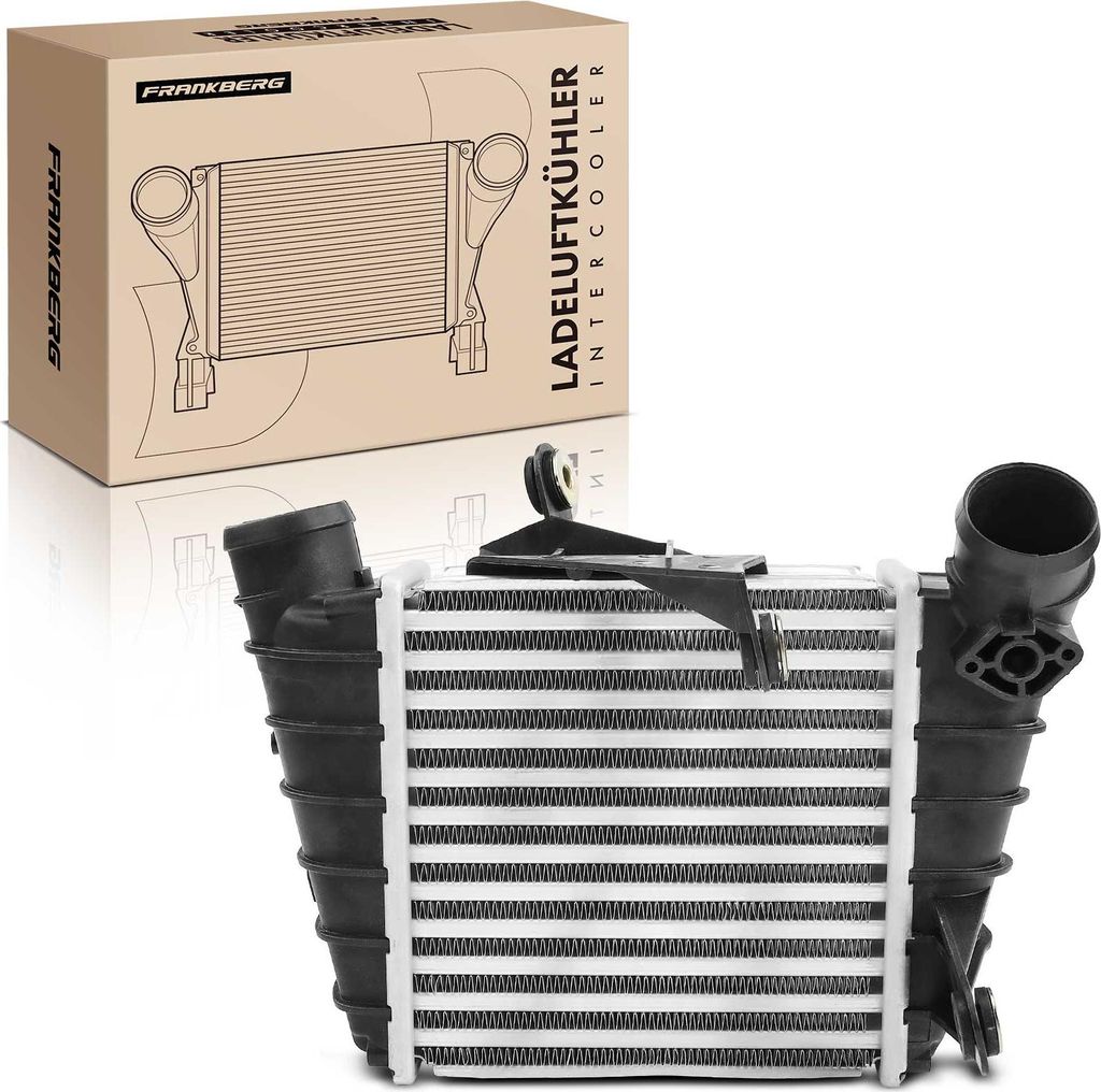 Frankberg 1x Ladeluftkühler Turbokühler für VW Polo 9N Seat Ibiza III Skoda Fabia 1 2 1.4L-1.9L