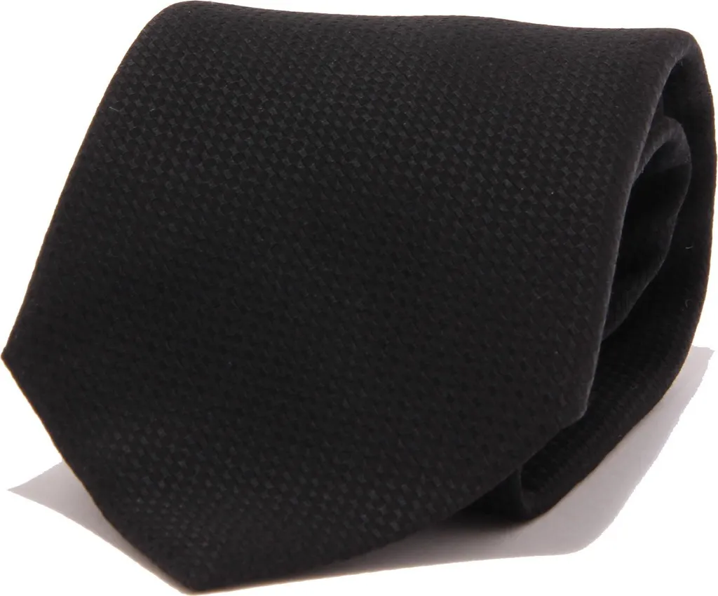 9018W cravatta uomo MESSORI black tie men