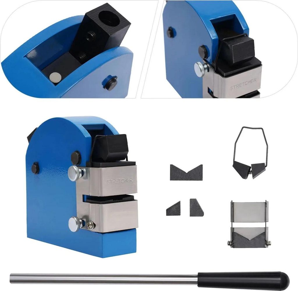 Blechschrumpfer/Streckgerät - Blechformmaschine - Schrumpft & Streckt Blech - Für Karosserie & Metallbearbeitung - Blau