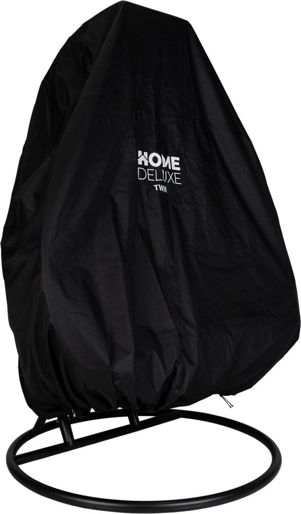 HOME DELUXE - Regenabdeckung CAPE TWIN - Schwarz | 232 cm, Abdeckung für Gartenmöbel, Abdeckplane