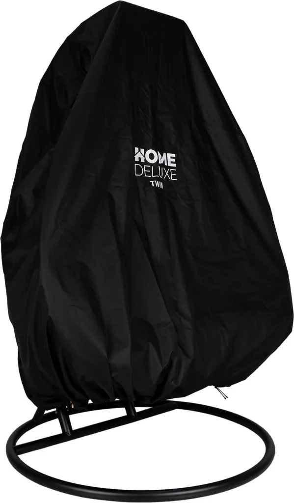 Home Deluxe CAPE TWIN Protezione Pioggia per Giardino 232cm | Nero Sicuro
