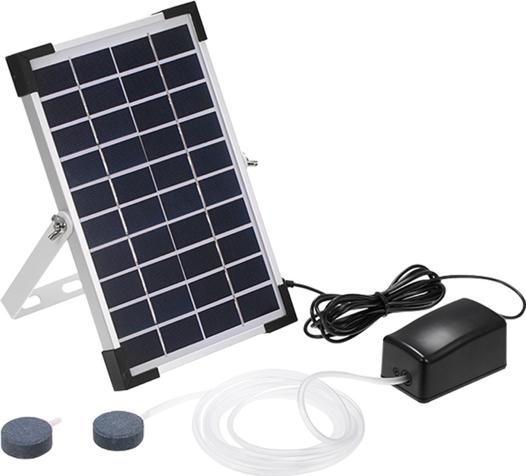 Solar-Sauerstoffpumpe Aquarium Oxygenator Aquarium Sauerstoff-Beluefter Teich-Beluefter Luftpumpe Fisch-Beluefter Aquarium-Luftpumpe mit Aquarium-S...