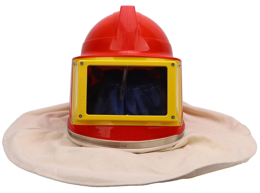 Cagoule de sablage professionnelle à double écran pour décapage et grattage - 2